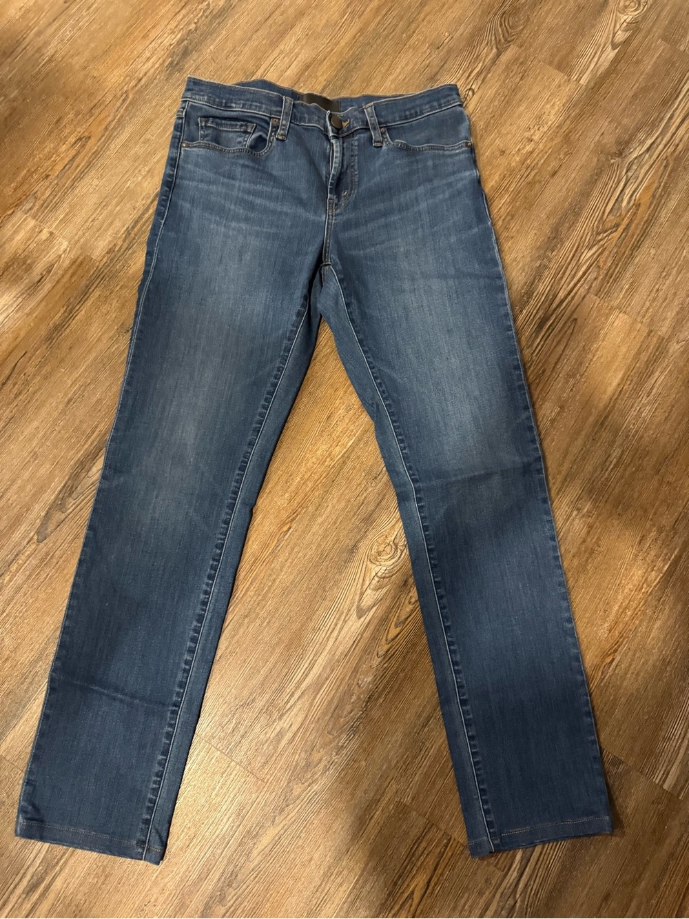 J Brand Women's Straight Leg Jeans in Medium Blue Wash